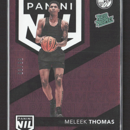 2025 Panini The National NIL Rated Prospect Meleek Thomas #NIL20 /99