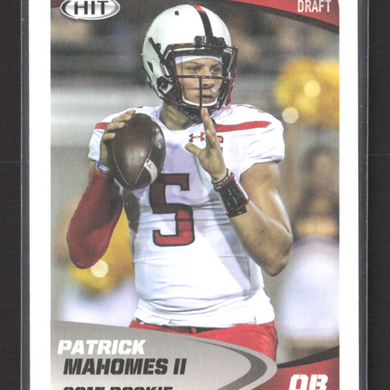 2017 SAGE HIT Premier Draft Patrick Mahomes II #5