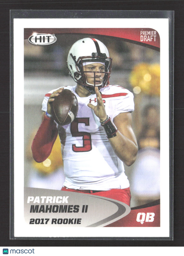 2017 SAGE HIT Premier Draft Patrick Mahomes II #5