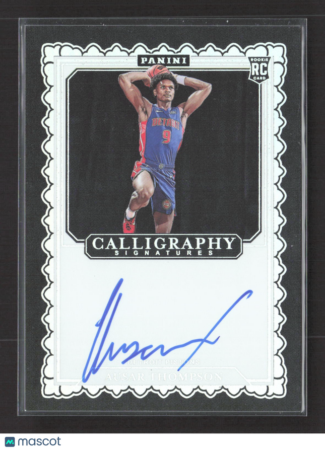 2023 Panini Calligraphy Signatures Ausar Thompson #CAL-AST RC Auto