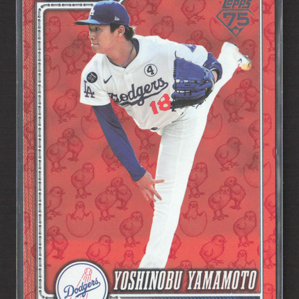 2026 Topps Series One Yoshinobu Yamamoto #90 Orange Chicks