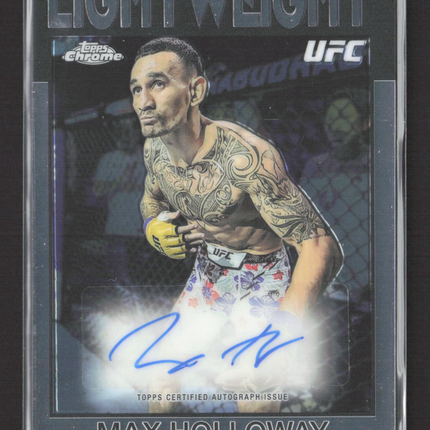 2026 Topps Chrome UFC Max Holloway #86S-MH Auto