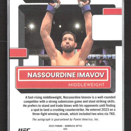 2023 Panini Donruss Optic Nassourdine Imavov #103 Auto