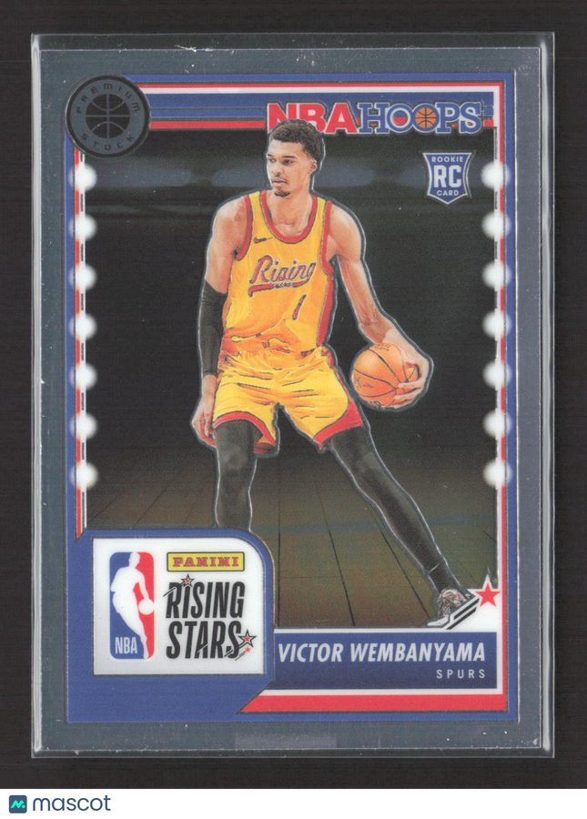 2023 Panini NBA Hoops Premium Stock Rising Stars Victor Wembanyama #282 RC