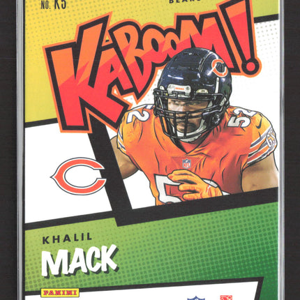 2021 Panini Absolute Kaboom Khalil Mack #K5