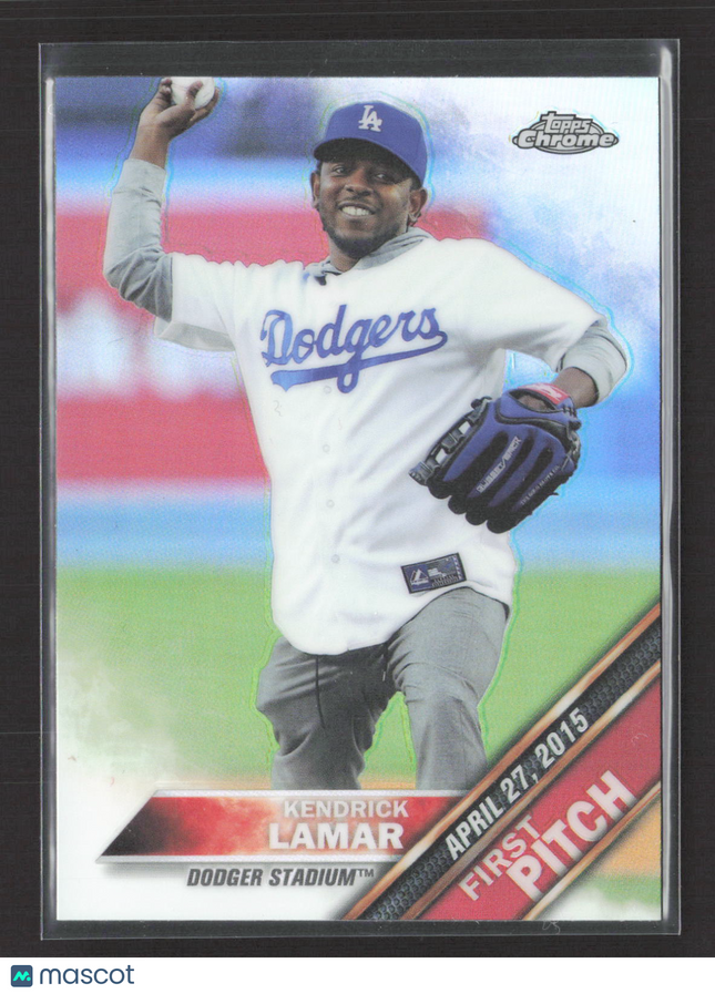 2016 Topps Chrome First Pitch Kendrick Lamar #FPC-20 Refractor