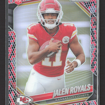 2025 Panini Prizm Jalen Royals #341 Snakeskin