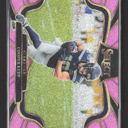 2025 Panini Select Prizm Field Level Cooper Kupp #415 Pink Glitter 12/15