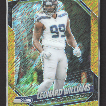 2025 Panini Prizm Leonard Williams #183 Gold Shimmer 06/10