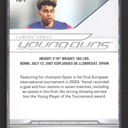 2025 Upper Deck Goodwin Champions Young Guns Lamine Yamal #YG-1