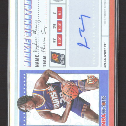 2026 Topps NBA Hoops Rookie Signatures Rasheer Fleming #HRS-RF RC Auto