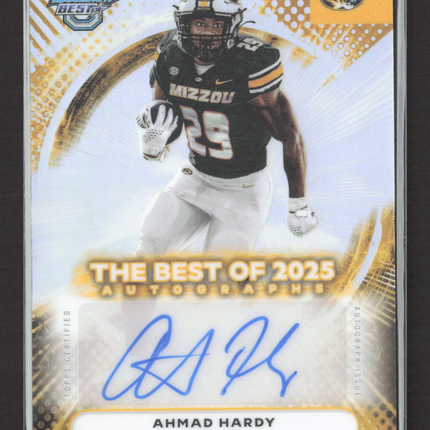 2025 Bowman University Best Football Ahmad Hardy #BOA-AHM Auto
