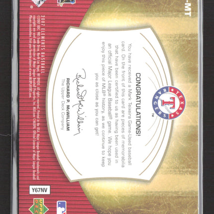 2007 Upper Deck Elements Essential Elements Mark Teixeira Jersey