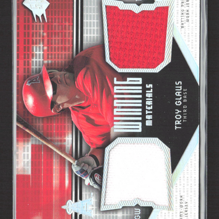 2004 Upper Deck SPx Winning Materials Troy Glaus #WM-TG Jersey