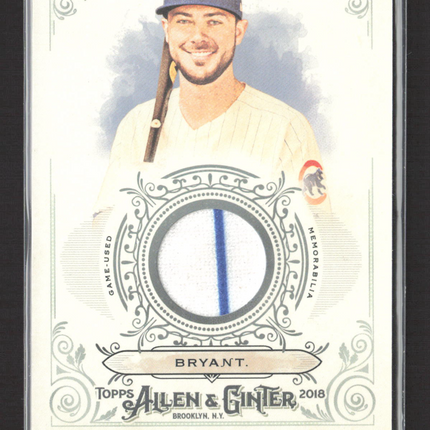 2018 Topps Allen & Ginter Kris Bryant #FSRB-KB Memorabilia Game-Used Jersey