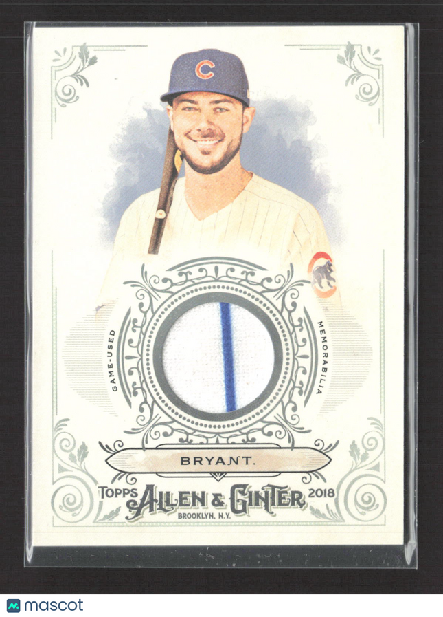 2018 Topps Allen & Ginter Kris Bryant #FSRB-KB Memorabilia Game-Used Jersey