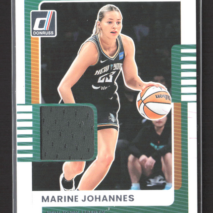 2025 Panini Donruss Jersey Series Marine Johannes #69 Clothing Patch Jersey