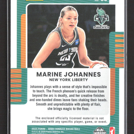 2025 Panini Donruss Jersey Series Marine Johannes #69 Clothing Patch Jersey