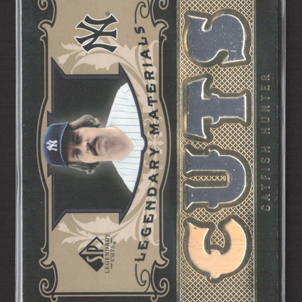 2007 Upper Deck SP Legendary Cuts Legendary Materials Catfish Hunter 002/199 Bat