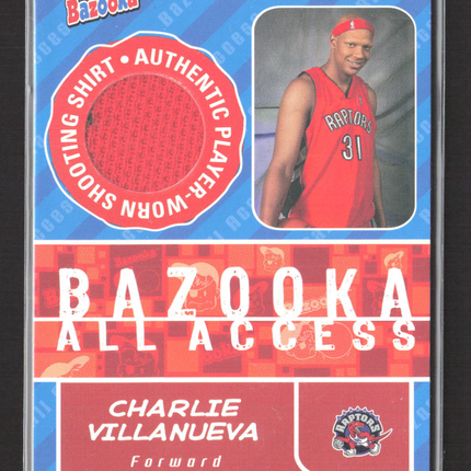 2005 Topps Bazooka All Access Charlie Villanueva #BAA-CV Shooting Shirt
