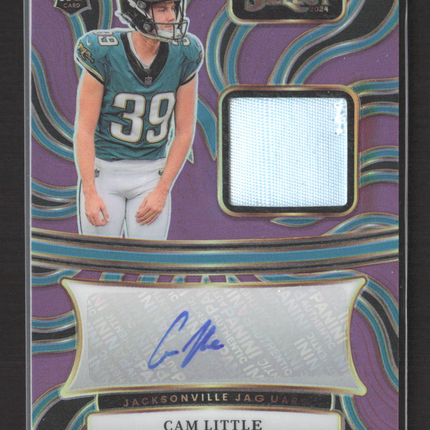 2025 Panini Select Prizm Signature Cam Little #RSM-CLE Purple Patch 15/49 Auto