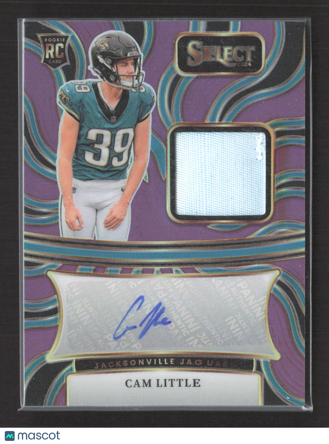 2025 Panini Select Prizm Signature Cam Little #RSM-CLE Purple Patch 15/49 Auto
