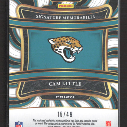 2025 Panini Select Prizm Signature Cam Little #RSM-CLE Purple Patch 15/49 Auto