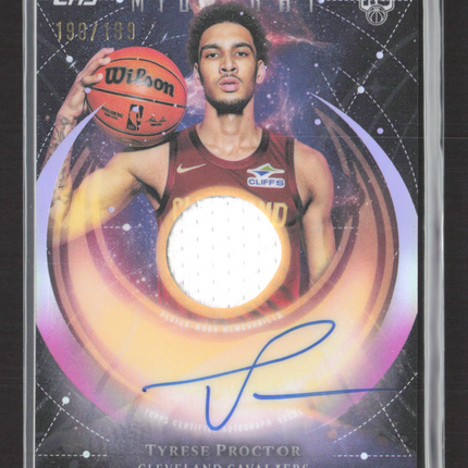 2025 Topps Midnight Tyrese Proctor #RJA-TP Rookie Jersey Autograph RC Auto
