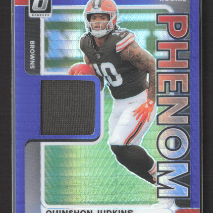 2025 Panini Donruss Optic Prizm Phenom Quinshon Judkins #RPBH-QJS Jersey