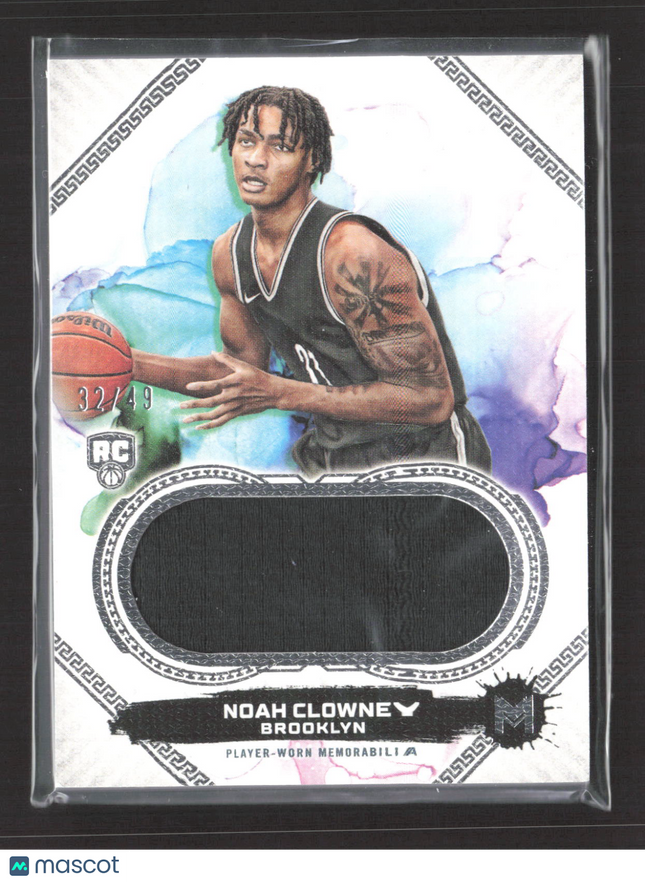 2024 Topps Motif Noah Clowney #MRR-17 RC Player-Worn Relic Jersey