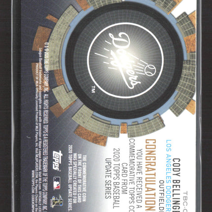 2020 Topps Update Series Cody Bellinger #TBC-CB Commemorative Topps Coin