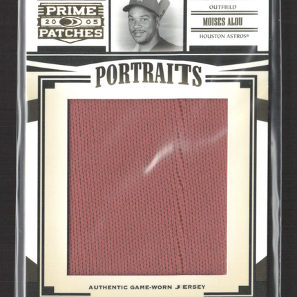 2005 Donruss Prime Patches Portraits Moises Alou #P-46 204/270 Game-Worn Jersey