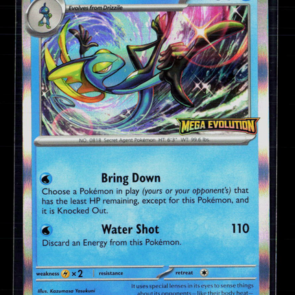 Pokemon 2025 Inteleon Mega Evolution Promos Stamped • 002 Holofoil