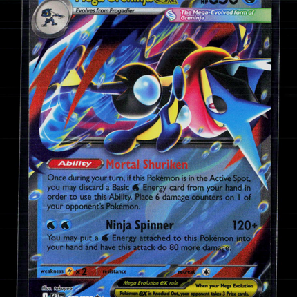 Pokemon 2026 Mega Evolution – Chaos Rising Mega Greninja EX #22/86