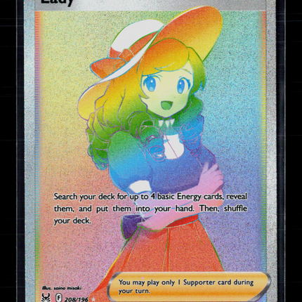 Pokemon 2022 Lost Origin Lady FA HR #208/196