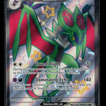 Pokemon 2024 Paldean Fates Noivern EX FA SSR #220/91