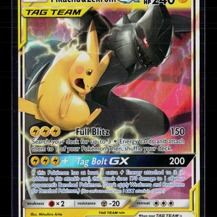 Pokemon 2019 Team Up Pikachu & Zekrom GX #33/181