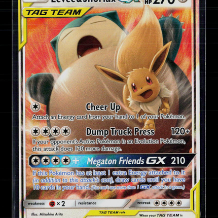 Pokemon 2019 Team Up Eevee & Snorlax GX #120/181