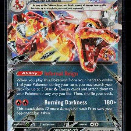 Pokemon 2024 Paldean Fates Charizard EX RR #54/91