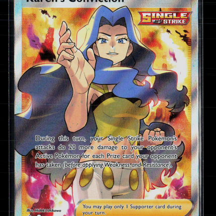 Pokemon 2021 Chilling Reign Karen's Conviction FA #193/198