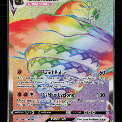 Pokemon 2021 Chilling Reign Sandaconda VMAX HR #206/198