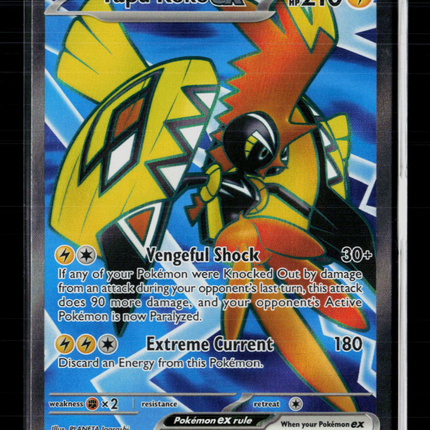 Pokemon 2023 Paradox Rift Tapu Koko EX FA #222/182