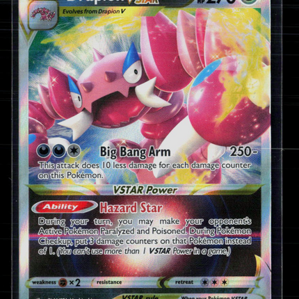 Pokemon 2022 Lost Origin Drapion VSTAR #119/196