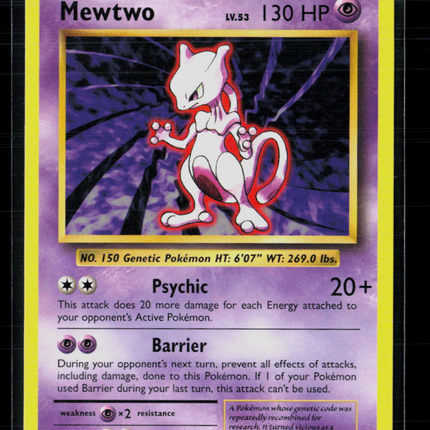 Pokemon 2016 Evolutions Mewtwo #51/108