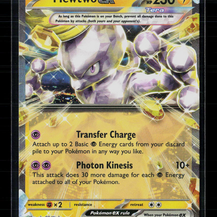 Pokemon 2023 Paradox Rift Mewtwo EX RR #58/182