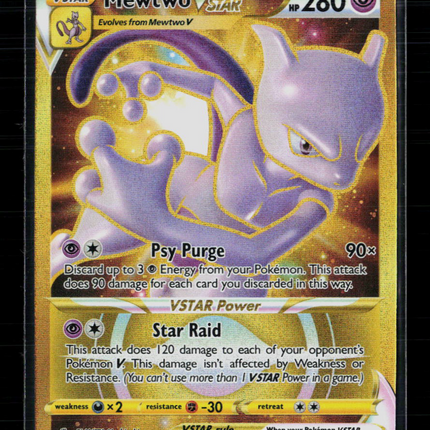 Pokemon 2022 GO Mewtwo VSTAR UR #86/78