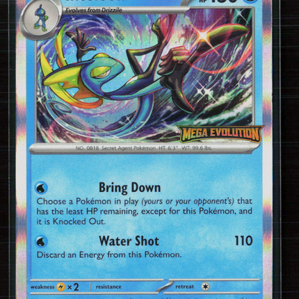 Pokemon 2025 Mega Evolution Inteleon Stamped #002