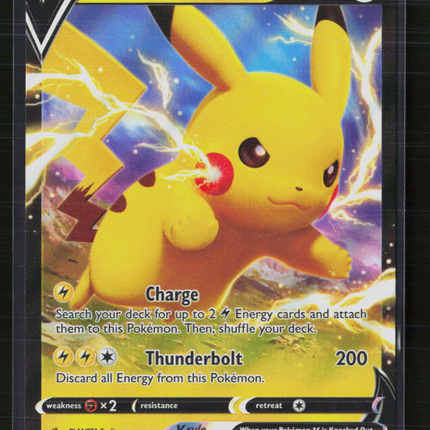 Pokemon 2020 Sword & Shield Pikachu V #SWSH061