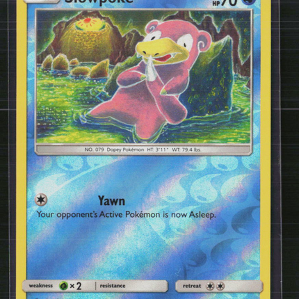 Pokemon 2018 Lost Thunder Slowpoke Reverse Holo #54/214
