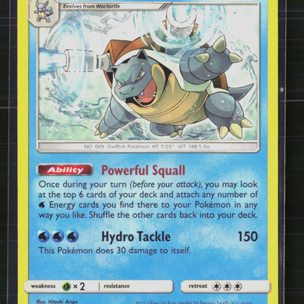 Pokemon 2019 Team Up Blastoise #25/181 Normal